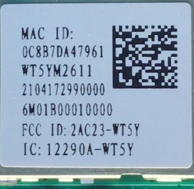 KIT PARA TV VIZIO  ((COMBO DE BOTONERA Y MODULO WIFI)) / 0C8B7DA47961 / WT5YM2611 / 2104172990000 / 6M01B00010000 / E468572 / BX7MF23 / CEM-1EC502F / DISPLAY JR645R3HA1L / MODELO V655-J09 LIAIG2M - Imagen 2